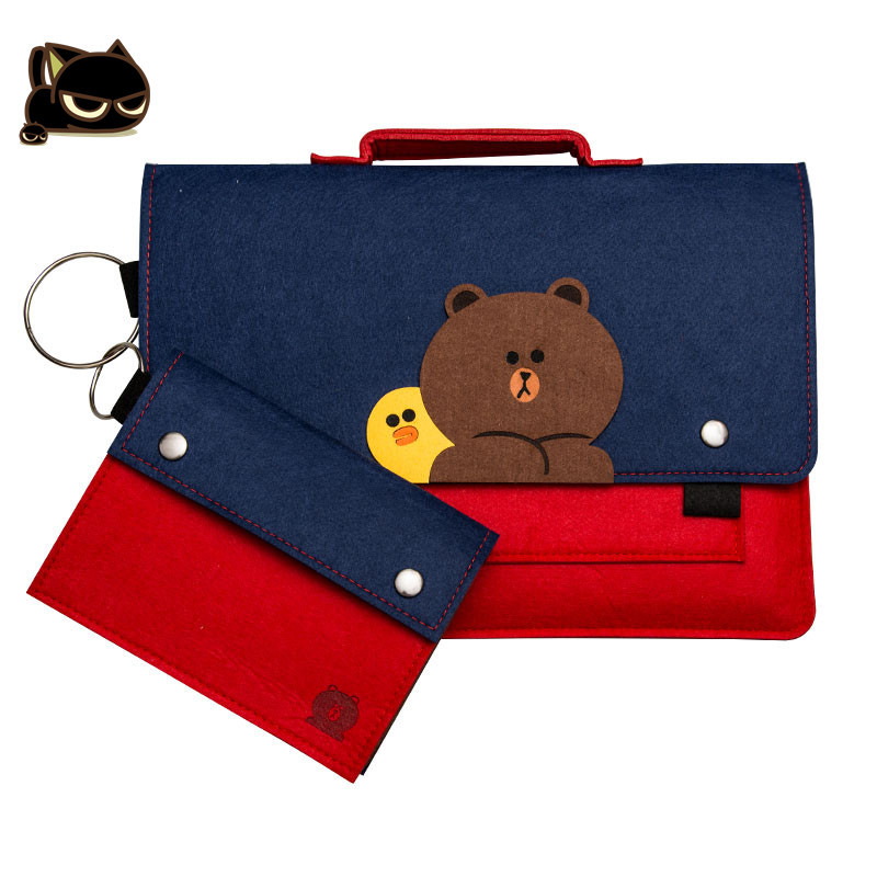 直销laptop bag Macbook卡通内胆包 女士手提电脑包 可定制LOGO