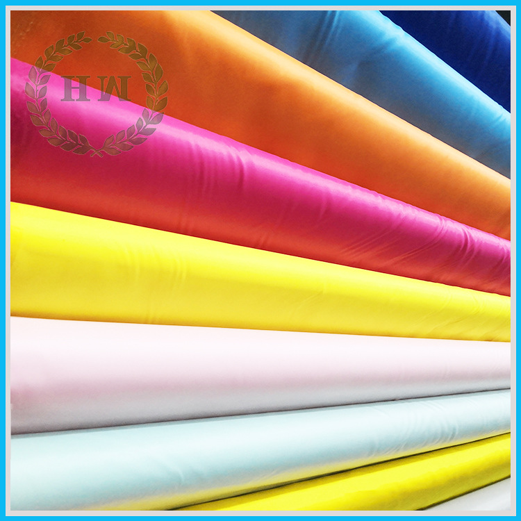 现货批发多色羽绒服防水210T涤塔夫 190T西服里子印花涤塔夫布料