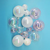 Birthday cake decorative ornament transparent ball colorful ball fantasy color ball baking decorative supplies prop