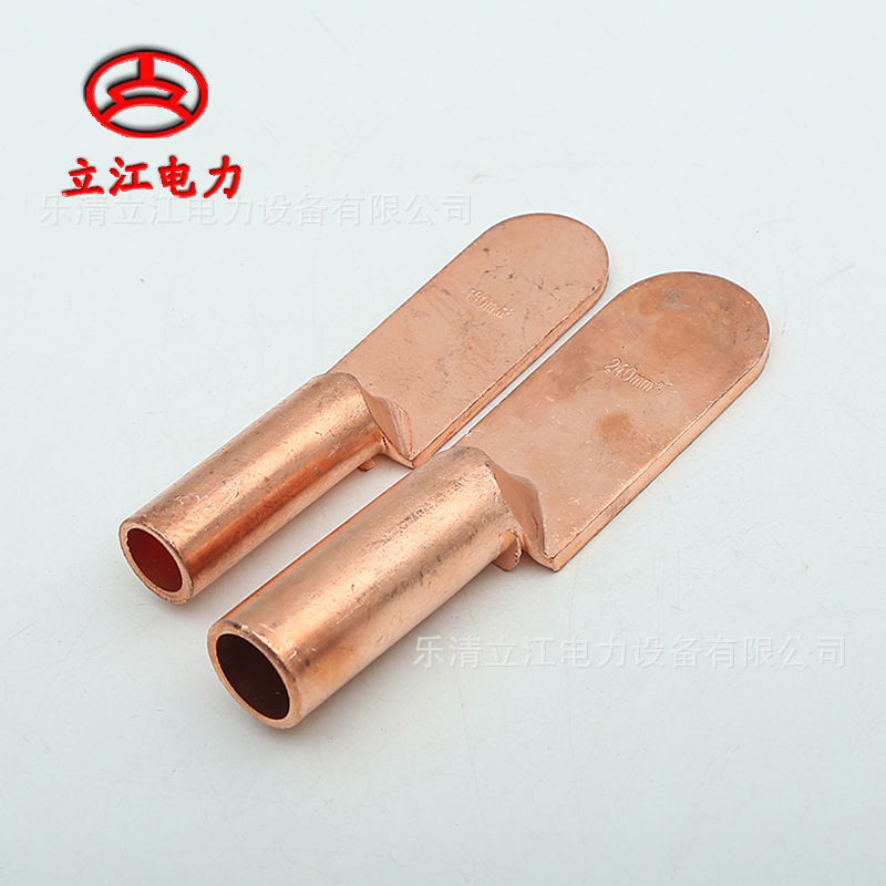 厂家直销 DT双眼铜鼻子 平板铜鼻子 双孔铜接线端子量大优惠