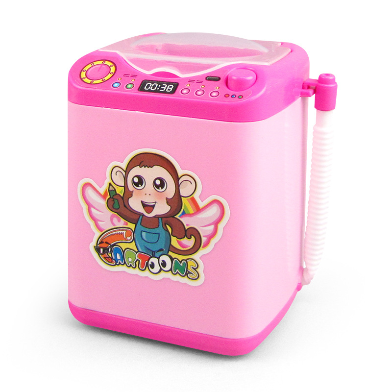 Tiktok mismo modelo de simulación de lavandería eléctrica Light Music niños y niñas juegan casa comunicación padre-hijo regalo juguete