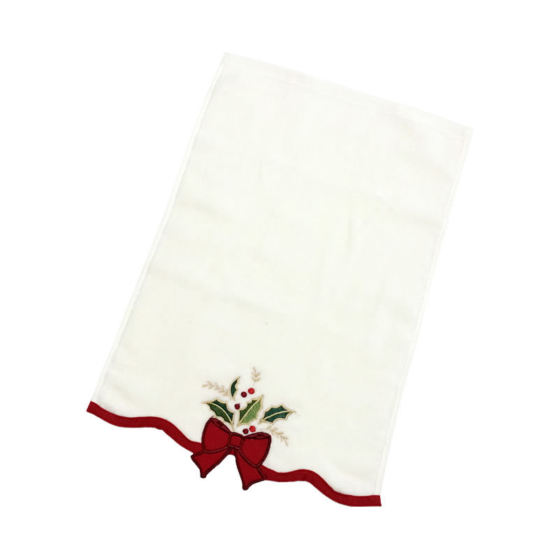Cute Christmas Tree Bow Knot Cotton Towels display picture 2