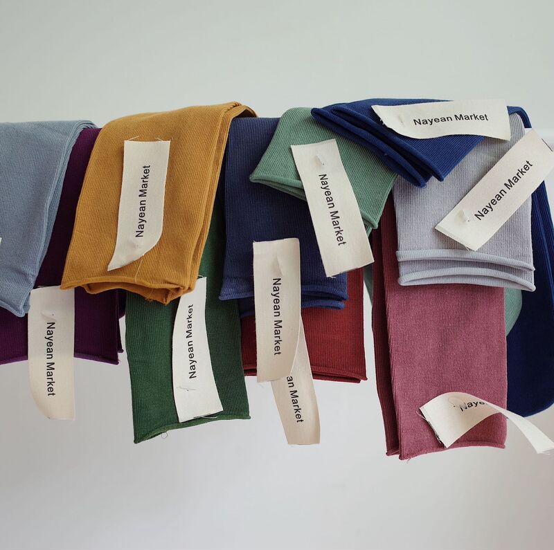 Korean Socks Women's Moon Socks Cotton Socks Combed Cotton Mid-length Socks Straight Plate Rootless Multicolor Curled Edge Candy Color Parent-child Socks