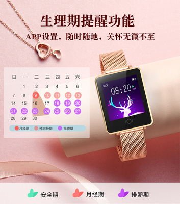 ck26 intelligence Female sex Bracelet Blood pressure Heart Rate sleep Monitor Caller Menstrual period Remind Girlfriend