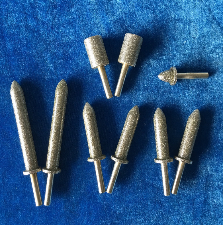 科美 电镀金刚石磨头 精雕机用磨棒 玉石石材打磨工具