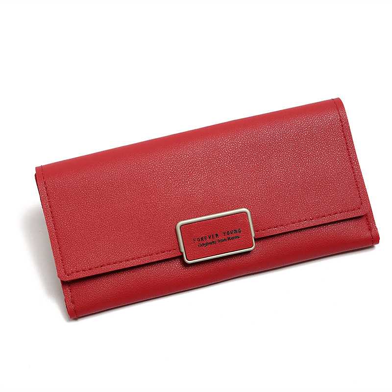Korean Multi-card Metal Buckle Clutch Wholesale display picture 29