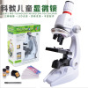 Microscope, set, children's teaching aids for experiments for elementary school students, 1200 times increase, science and technology