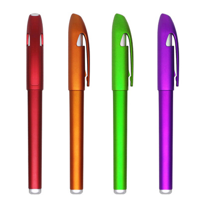 广告笔定制可印logo 碳素水笔 喷胶中性笔 水性笔 促销办公签字笔|ms