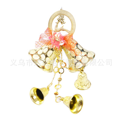 圣诞节装饰品圣诞挂件10CM大号铃铛圣诞铃铛 圣诞树挂件装饰挂件