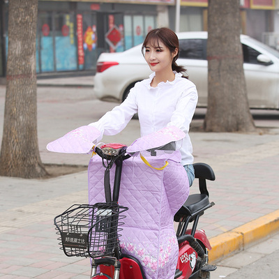 电动车防晒防水挡风被夏季电瓶车分体遮阳罩摩托车薄款挡风被隔热