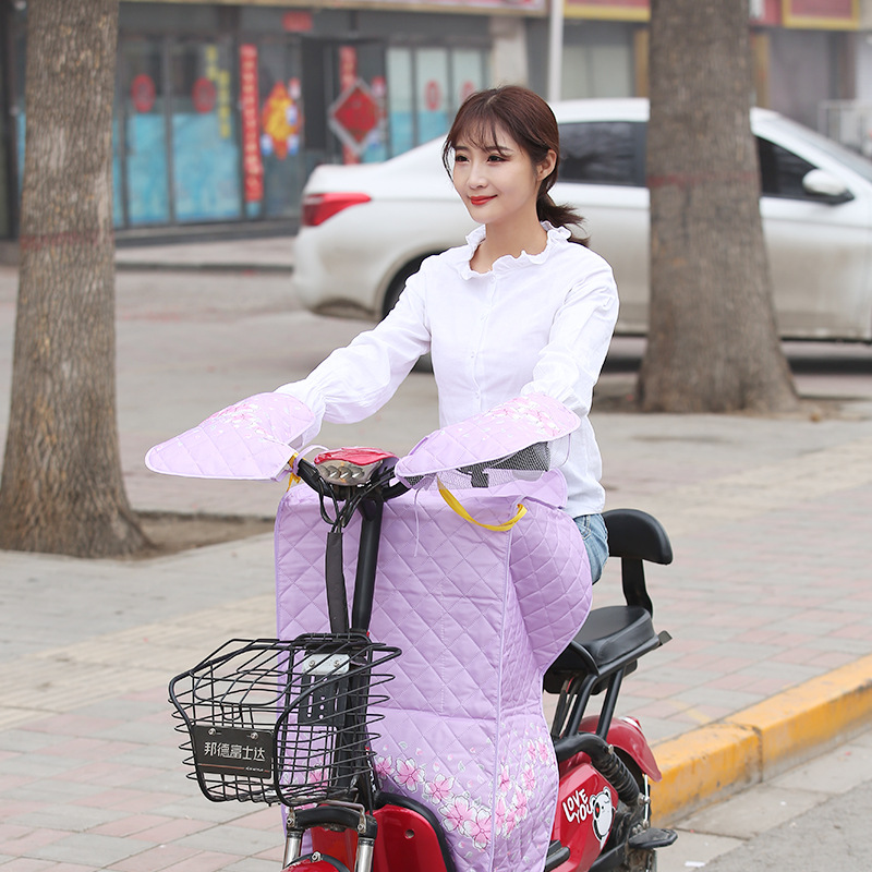 电动车防晒防水挡风被夏季电瓶车分体遮阳罩摩托车薄款挡风被隔热