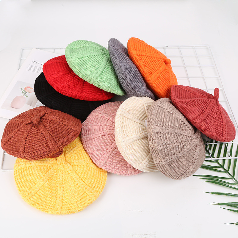 Children's knitted Berets