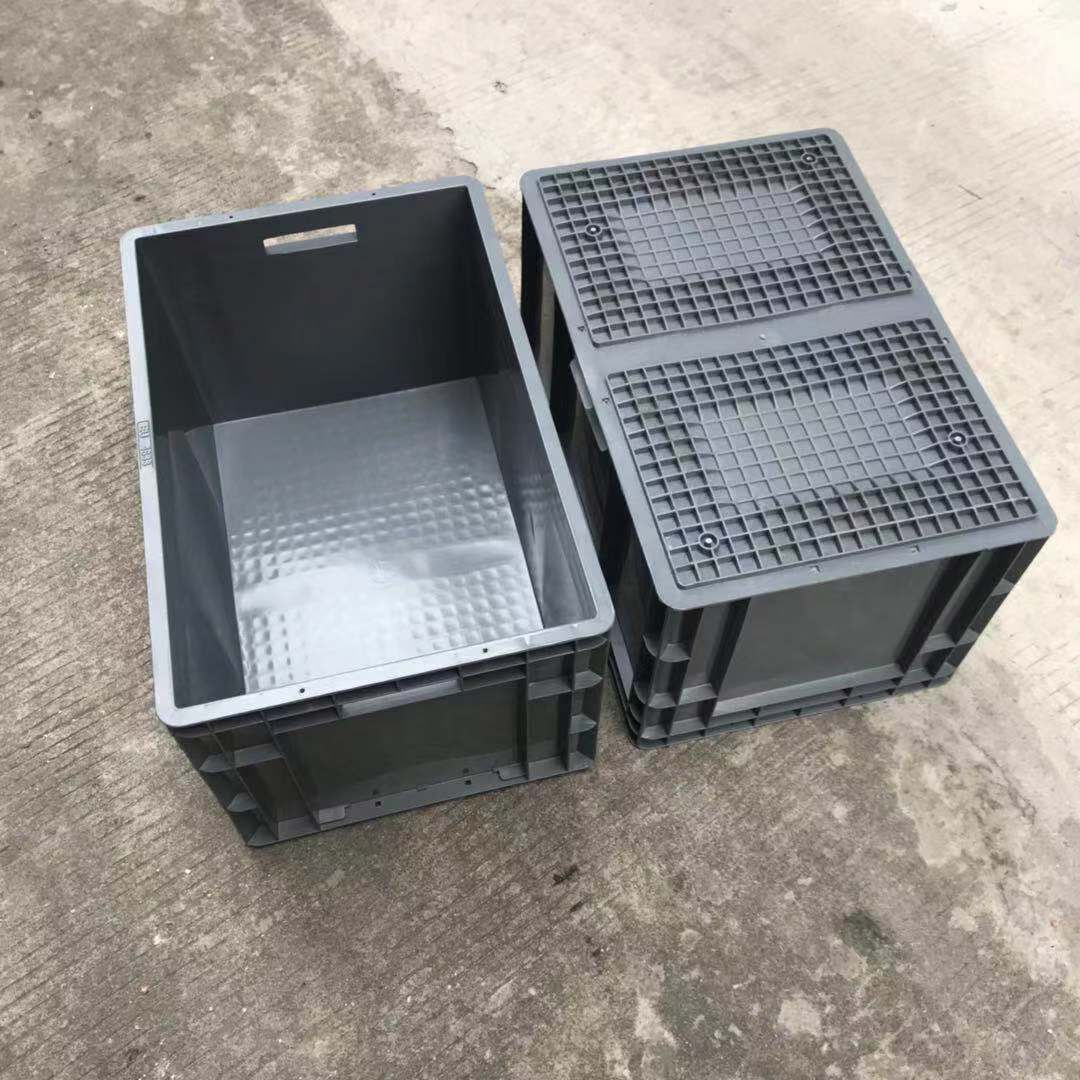 直销欧标周转箱 塑料周转箱 汽车零件物流仓库五金工具中转框批发
