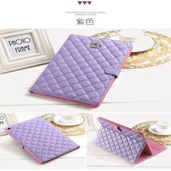 Diamond-studded crown case suitable for iPad Pro 11, Air 4 10.2 with buckle smart sleep, 9.7 leather case for mini 6