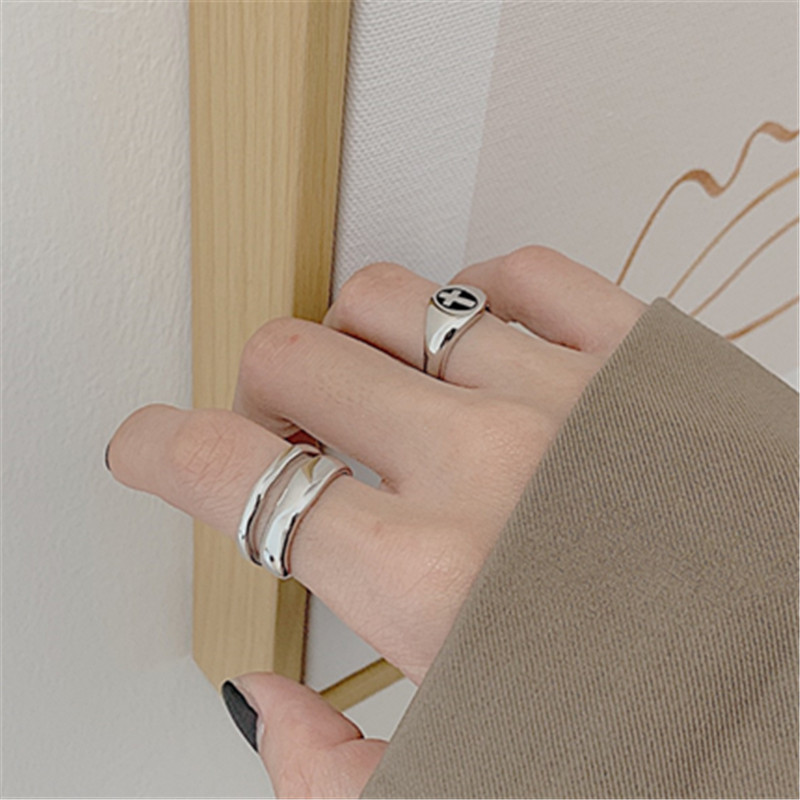 Wavy Lined Double Cutout Ring display picture 9