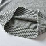 Свитер, базовый приятный телу детский лонгслив для мальчиков для девочек, европейский стиль, детская одежда