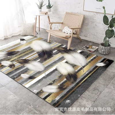 地毯客厅沙发茶几垫欧式美式家用卧室满铺床边毯房间茶几地毯地垫