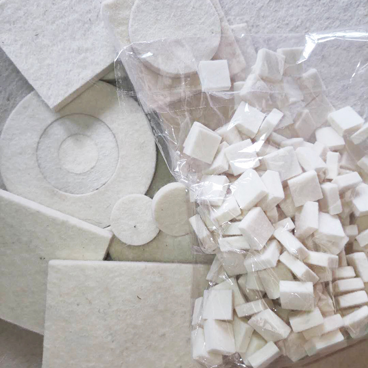 批发定制各种形状羊毛毡垫圈  吸油毛毡垫 定制高密度羊毛毡块|ms