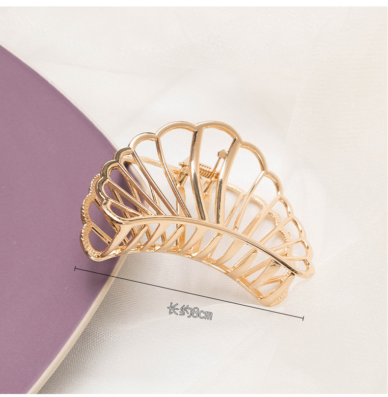 Metal Hair Grip Shark Hairpin Large take a shower Hair caught Elegance Card issuance the republic of korea Hindbrain Headdress