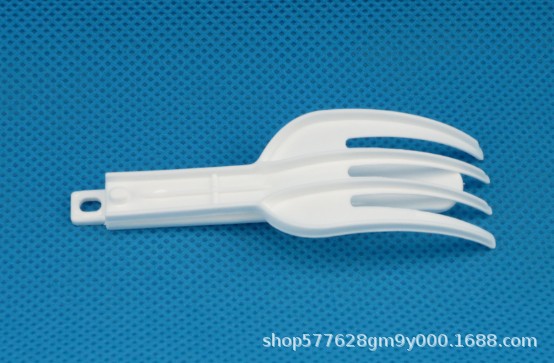 小叉子 塑料叉 折叠叉子 食品用叉勺 折叉子 方便面叉勺 食用叉子