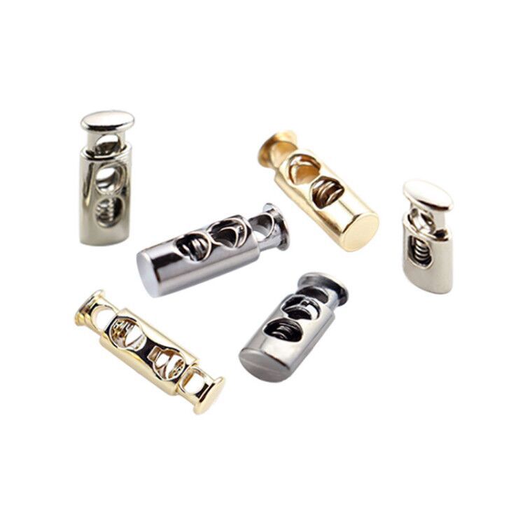 奥道圆柱形双孔合金调节扣 卫衣织带束口调节金属扣