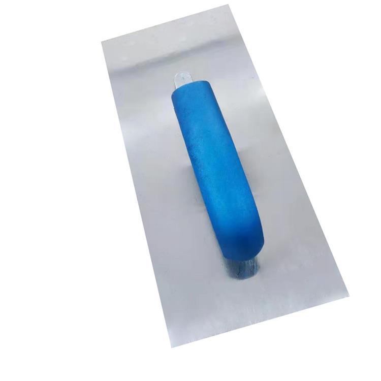 蓝色香蕉柄 碳钢不锈钢木柄抹泥板 欧美畅销抹泥刀