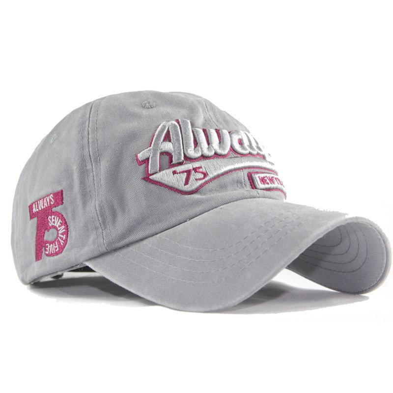 154g Weight Baseball Cap Hats Type Street Occasion Unisex Simple Style Letter Curved Eaves Baseball Cap