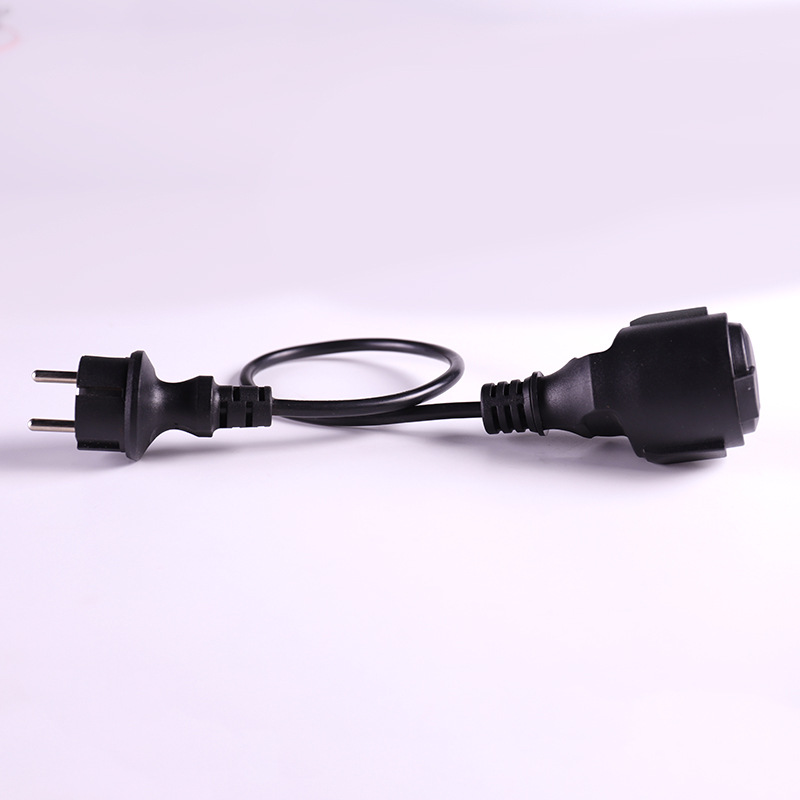 Manufactor Direct selling extended line European standard Heater Connecting line Europe Plug power cord