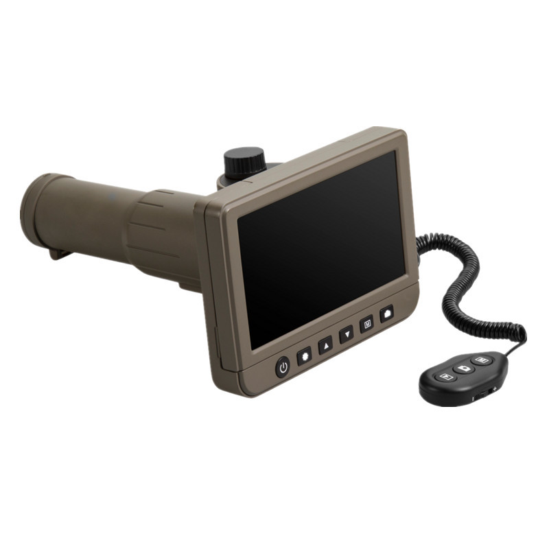 1400W高清50X数码望远镜 5寸可旋转大屏 录像拍照功能 单通望远镜