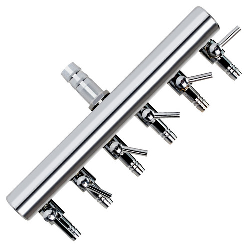 Fish tank oxygenation pump distributor aquarium oxygen pump accessories metal gas volume adjustment valve tube oxygenator diverter