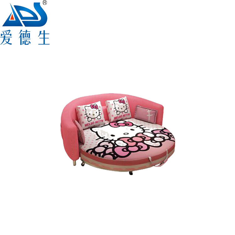 厂家直供圆沙发双人床彩色 uv平板打印机床垫枕头图案数码印花机