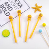 Cartoon gel pen for elementary school students, stationery, water-based pen, doll, wholesale