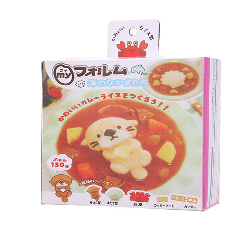 Zhenghui Ocean Rice Ball Mold Set 5-piece Shell Crab Seal Curry Rice Shape Mold