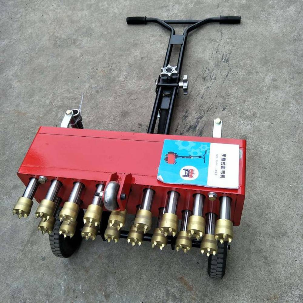 桥梁混凝土凿毛机 质量可靠手推式11头气动凿毛机 隧道打毛机