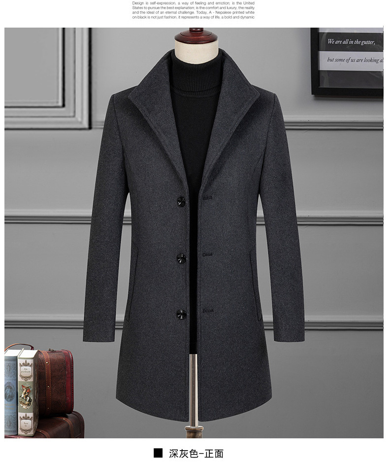 Manteau homme en Laine - Ref 3419124 Image 24
