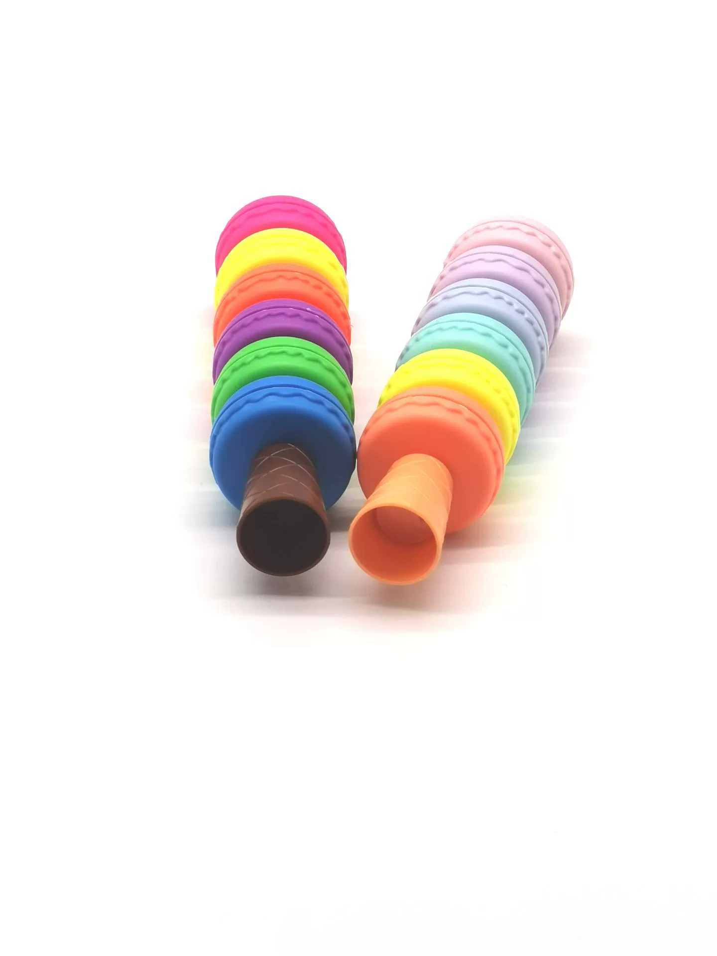 Creative fluorescence children's crayons, set, brush, coloured pencils, six colors