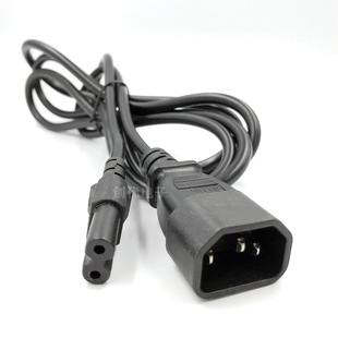 2�� Ʒ�ֹ��^�D����β���L�� C14 C7�D���^IEC320 2��8��β�Դ��