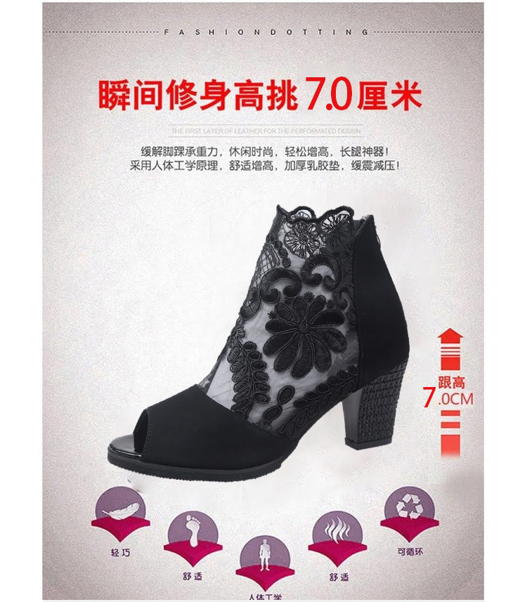 Chaussures été pour femme en Caoutchouc - Ref 3346914 Image 11