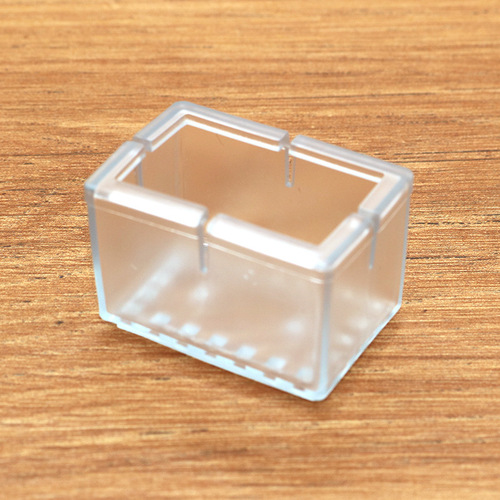 Factory wholesale non-slip chair foot covers thickened silent transparent rubber foot pads multi-size solid wood floor protective pads