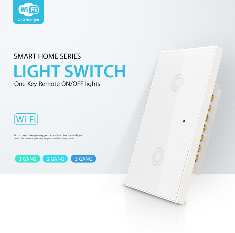 NEO WiFi US Light switch 2Gang  智能无线美规2路灯控WiFi系列
