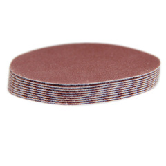 Red Sand 4-inch 100mm Grinding Disc Flocked Sandpaper Disc Back Flocked Circular Sandpaper Disc Air Sanding Disc