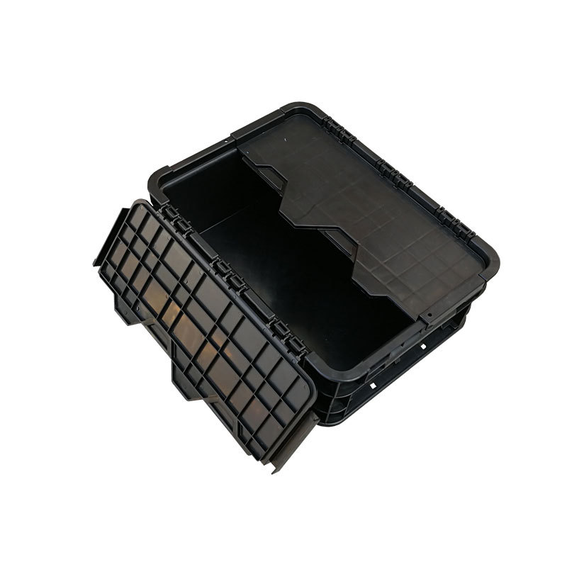 批发 防静电周转箱400*300*148mm黑色周转箱 塑料防静电 保质量