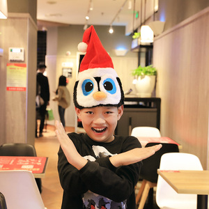 圣诞创意玩具会动的圣诞帽子搞怪圣诞礼品可加logo来图定制玩具