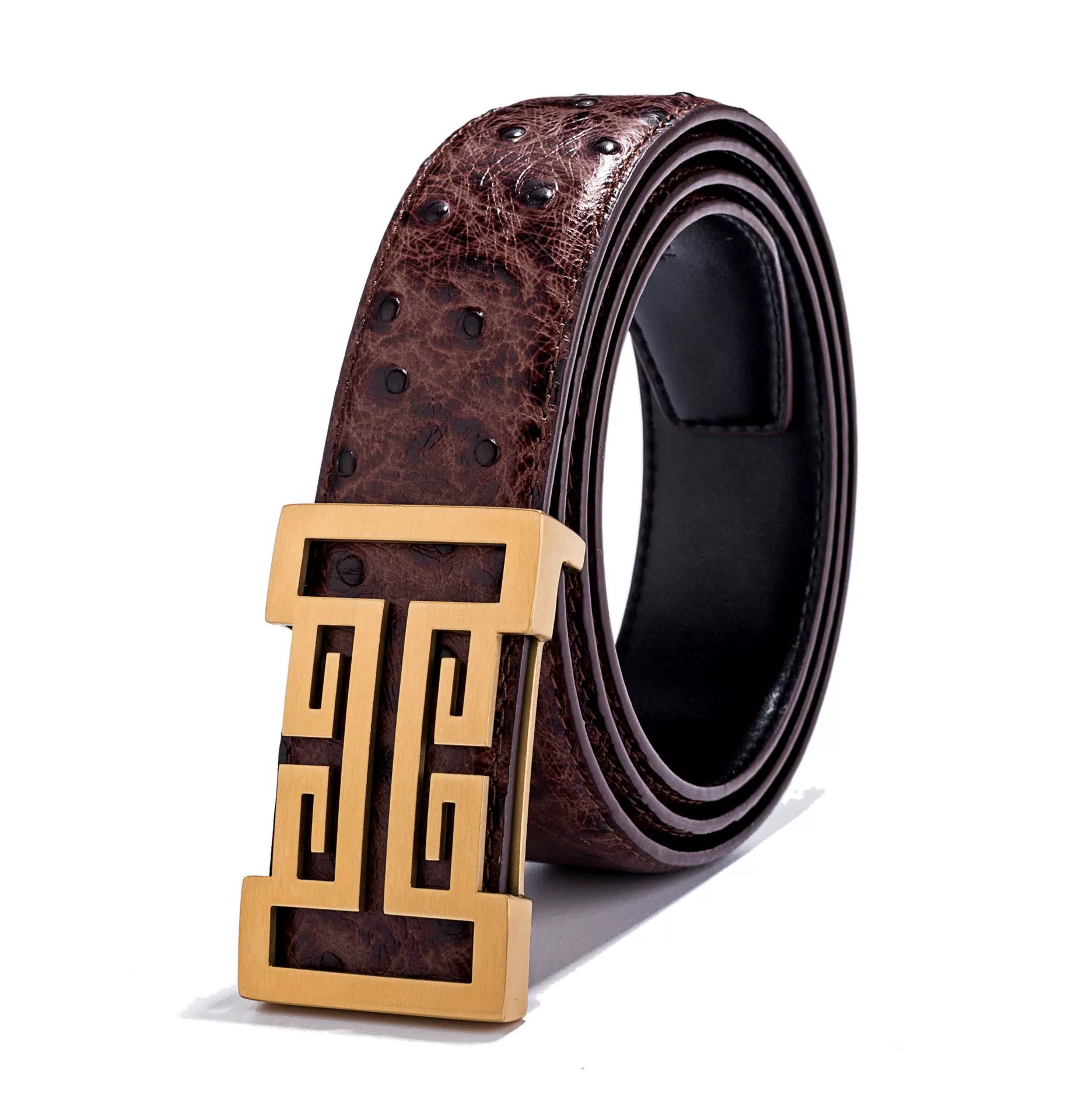 Elite quality leather belt, genuine leather, cowhide