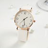 Fashionable quartz women's watch for leisure, city style, simple and elegant design, Korean style