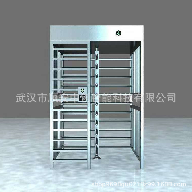 湖北建筑工地实名制全高闸十字闸旋转闸实名制人脸识别刷卡通道闸
