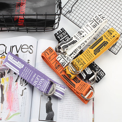 Korean fashion extended canvas belt artistic style student belt for men and women suitable for wholesale from manufacturers
