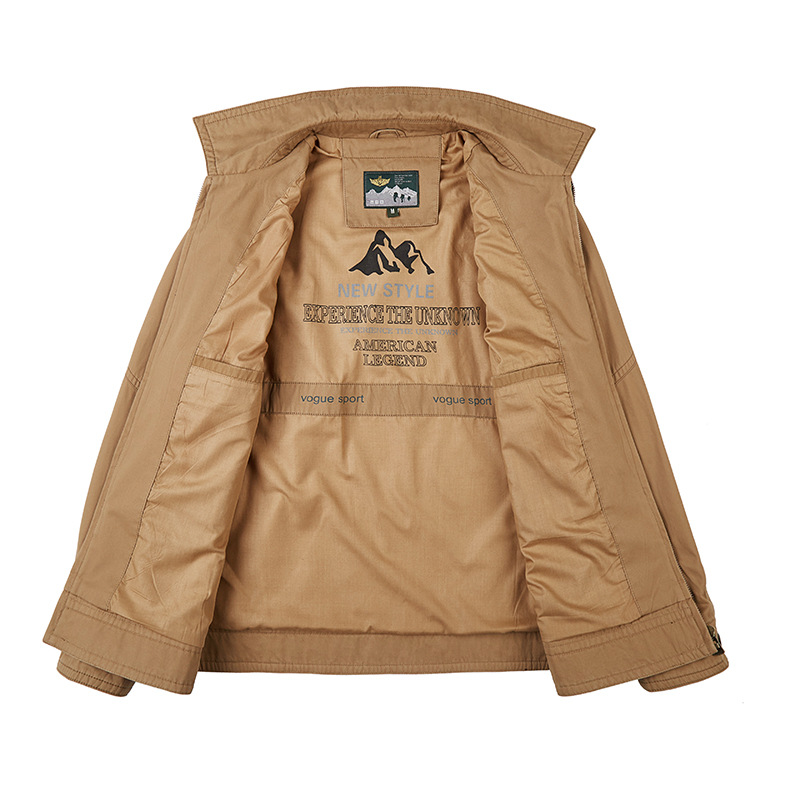 9919 chaqueta transfronteriza para hombre algodón suelto papá desgaste 40-50 años chaqueta para hombre chaqueta casual para hombre