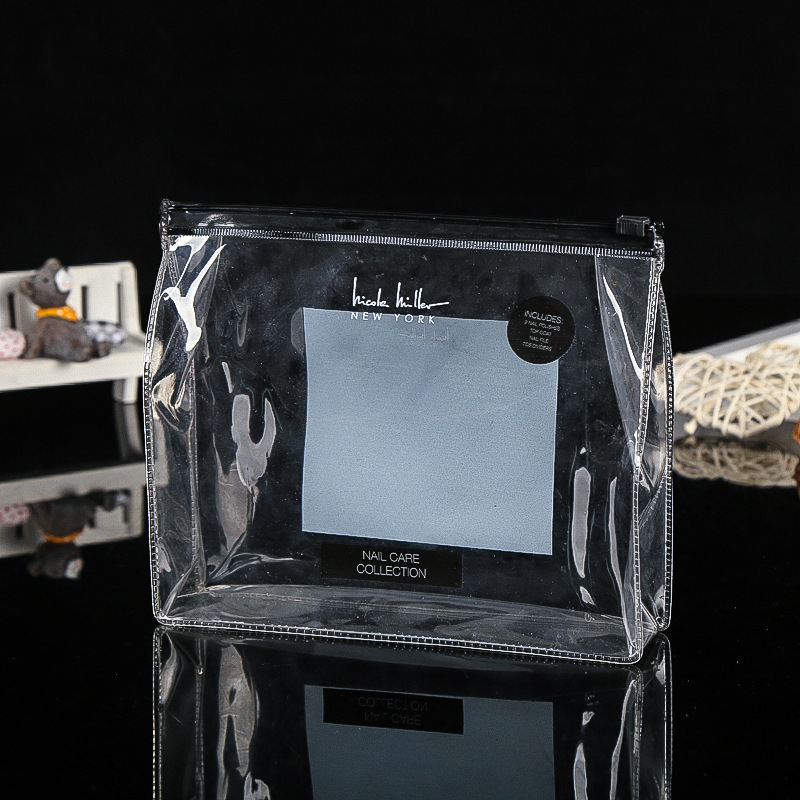 厂家生产电压PVC袋 立体PVC化妆品收纳袋 透明塑料PVC拉链袋