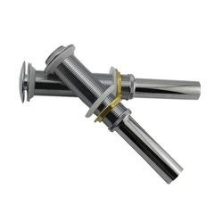 Full copper extended threaded drain, thickened ultra-thick countertop drain, thick bathroom sink, sink basin, countertop basin thick